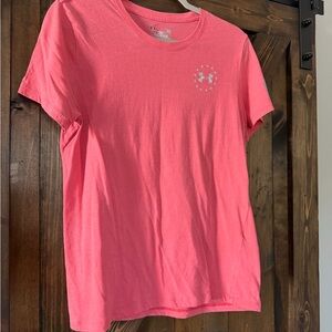 LG Pink HeatGear T-Shirt by Under Armour